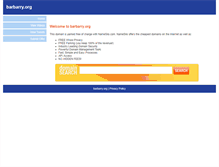 Tablet Screenshot of barbarry.org